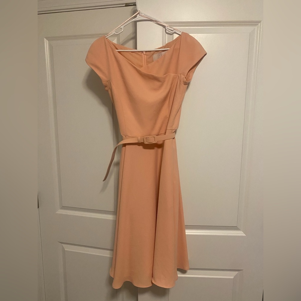 Gal Meets Glam Peach Sally Crepe Fit & Flare Pocket
Julia Engel
